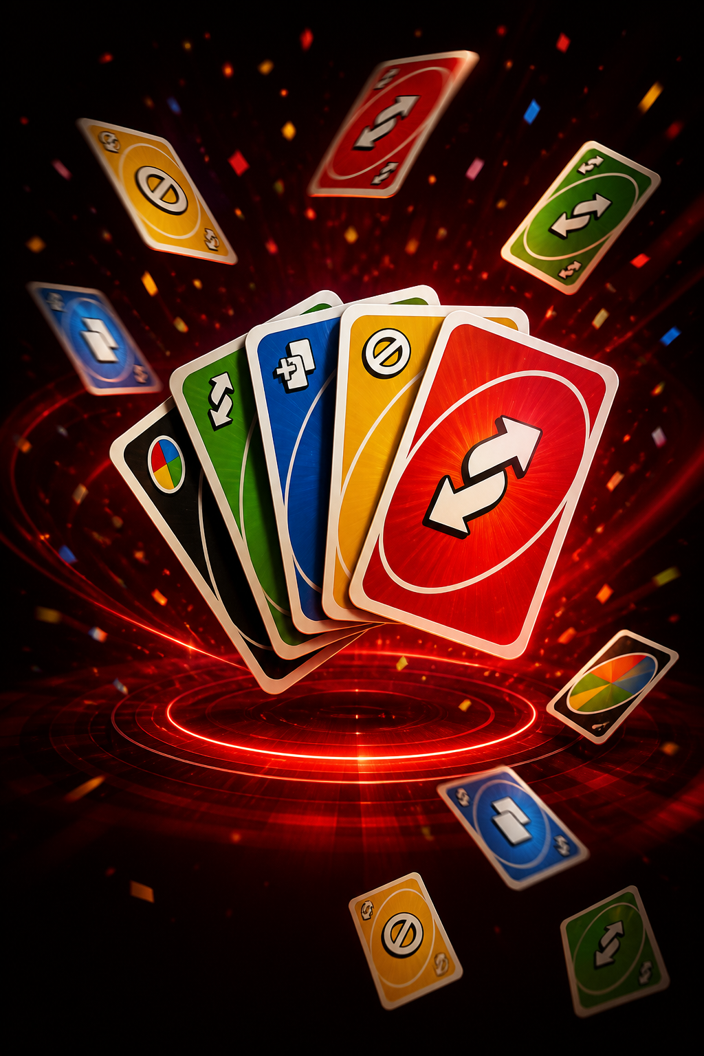 UNO cards ready for the next round